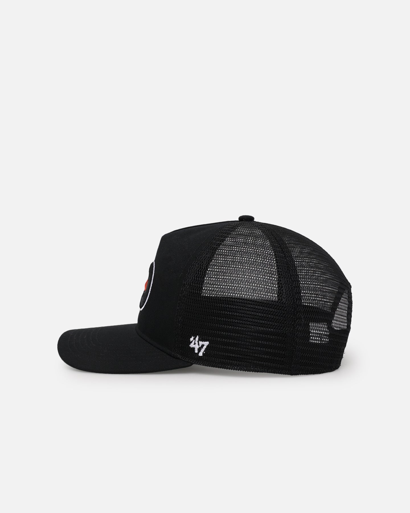 Philadelphia Flyers '47 Hitch Trucker Snapback Hat - Black/Team Color Adjustable Mesh Baseball Cap for Men & Women - Perfect for Sports Fans, Casual Wear & Game Day Outfits