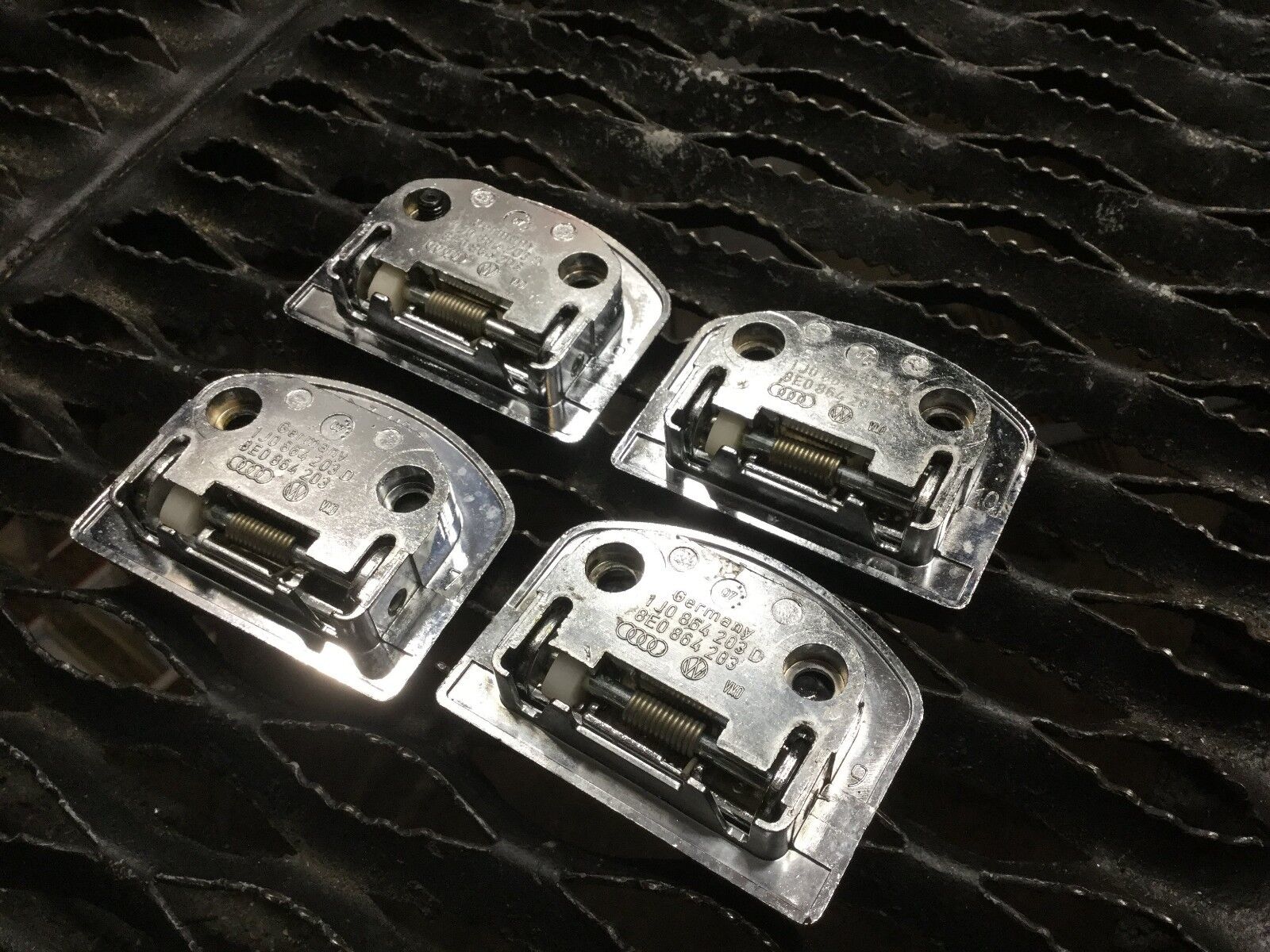 05-08 Audi A4 Rear Trunk Cargo Hook Set of 4 - OEM Replacement Parts - Perfect for Securing Groceries, Luggage & Sports Equipment