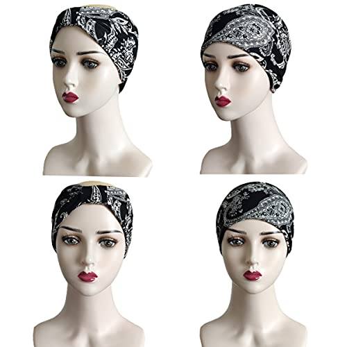 Non-Slip Yoga Headbands for Women - 5 Pack Stretchy Hair Accessories for Workouts, Running & Fitness - Cute & Comfortable Head Wraps for Active Lifestyles