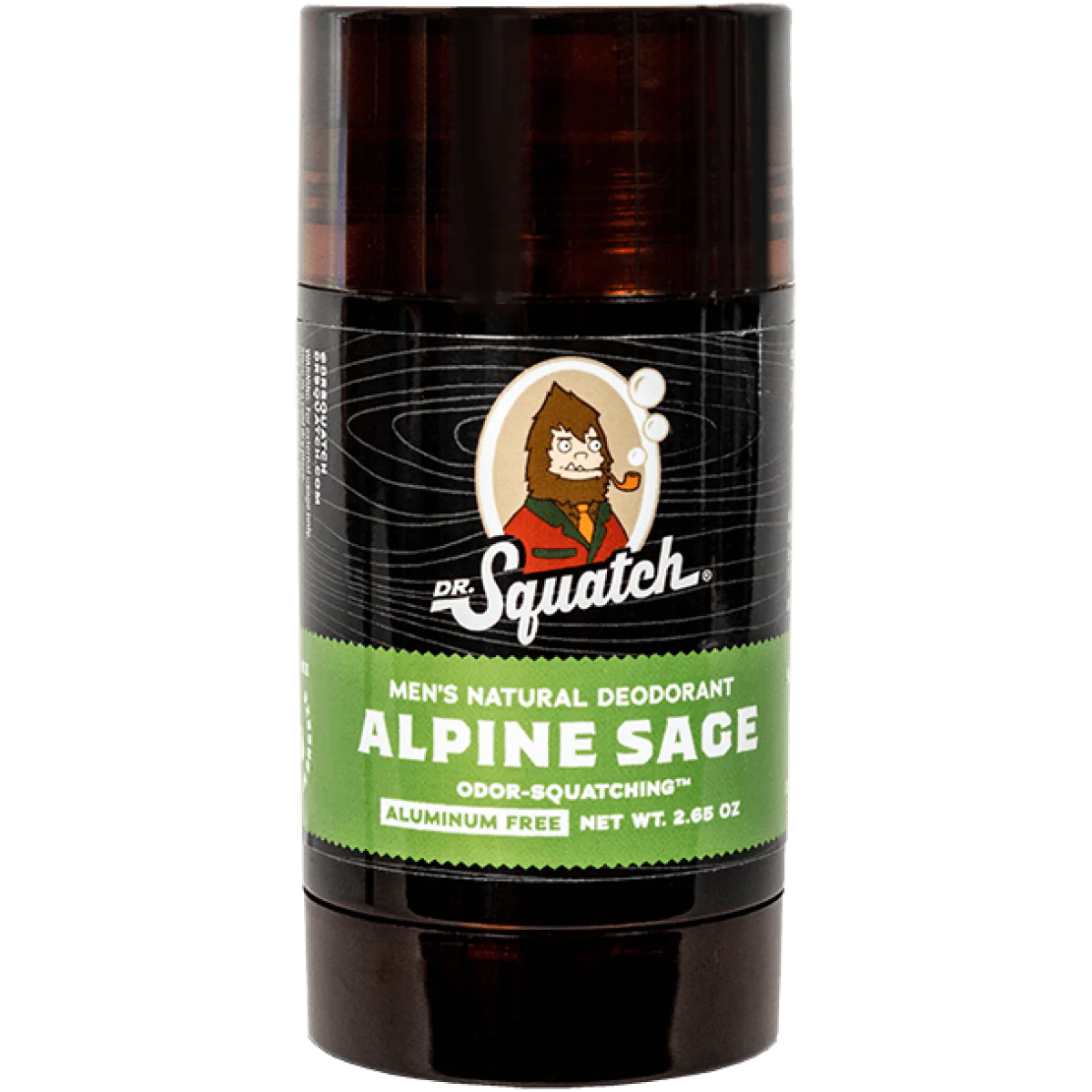 Dr. Squatch Alpine Sage Natural Deodorant for Men - All-Day Odor Protection & Fresh Scent - Perfect for Outdoor Activities & Gym Workouts