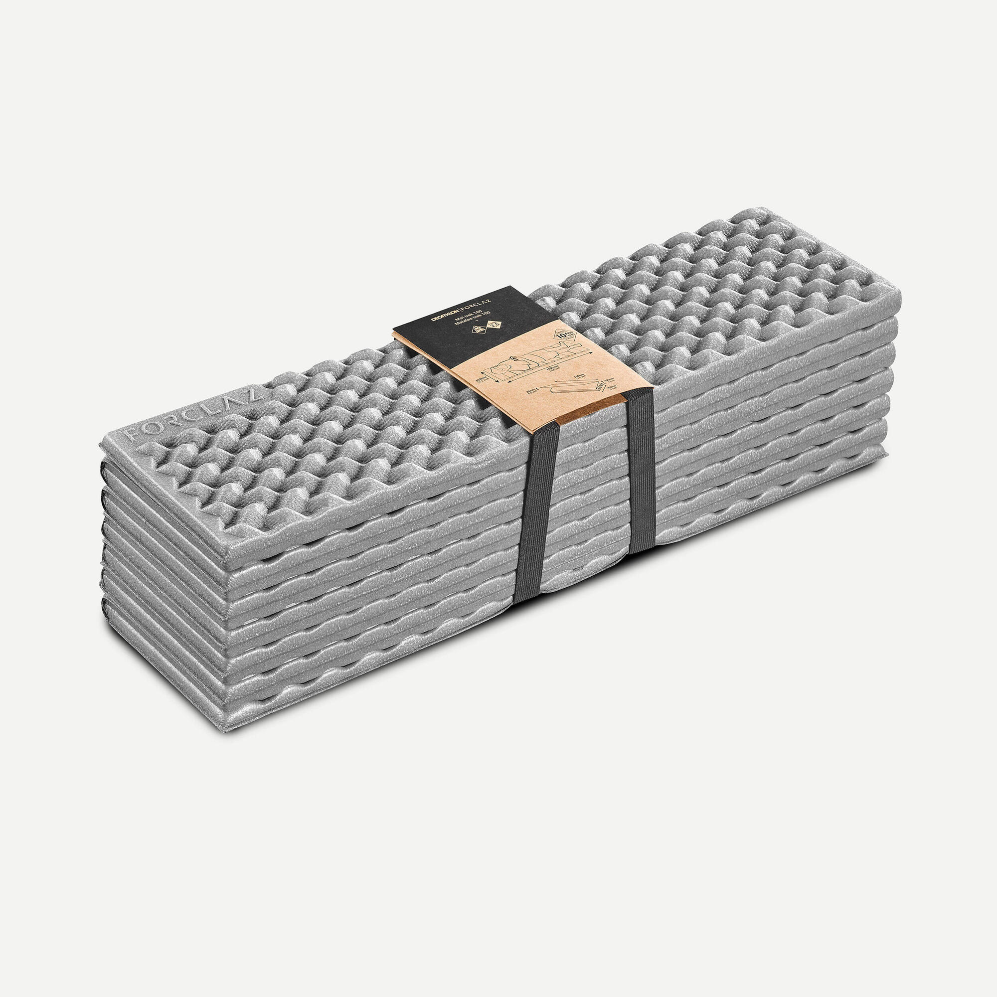 Forclaz Trek 100 Folding Foam Hiking Mattress - Lightweight & Compact Camping Pad for Backpacking, Travel & Outdoor Adventures - Perfect for Tents, RVs & Backcountry Camping