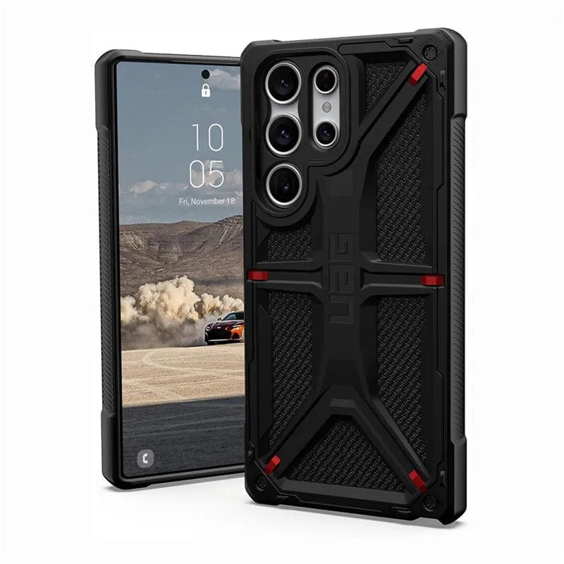 UAG Monarch Kevlar Rugged Case for Samsung Galaxy S23 Ultra - Heavy Duty Protection for Outdoor, Work & Extreme Sports