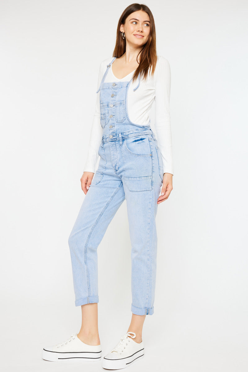 Marceline Women's Straight Leg Overalls - Denim Jumpsuit for Casual Wear, Work & Outdoor Activities