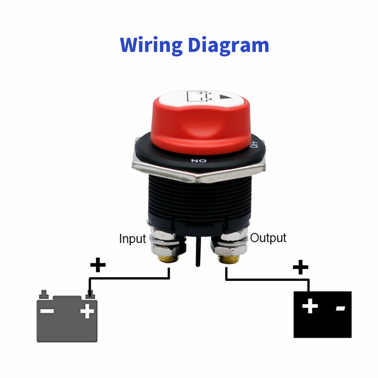 200A Battery Switch - Heavy Duty On/Off Power Disconnect for Marine, RV, and Automotive Use - Perfect for Boats, Campers, and Off-Grid Systems