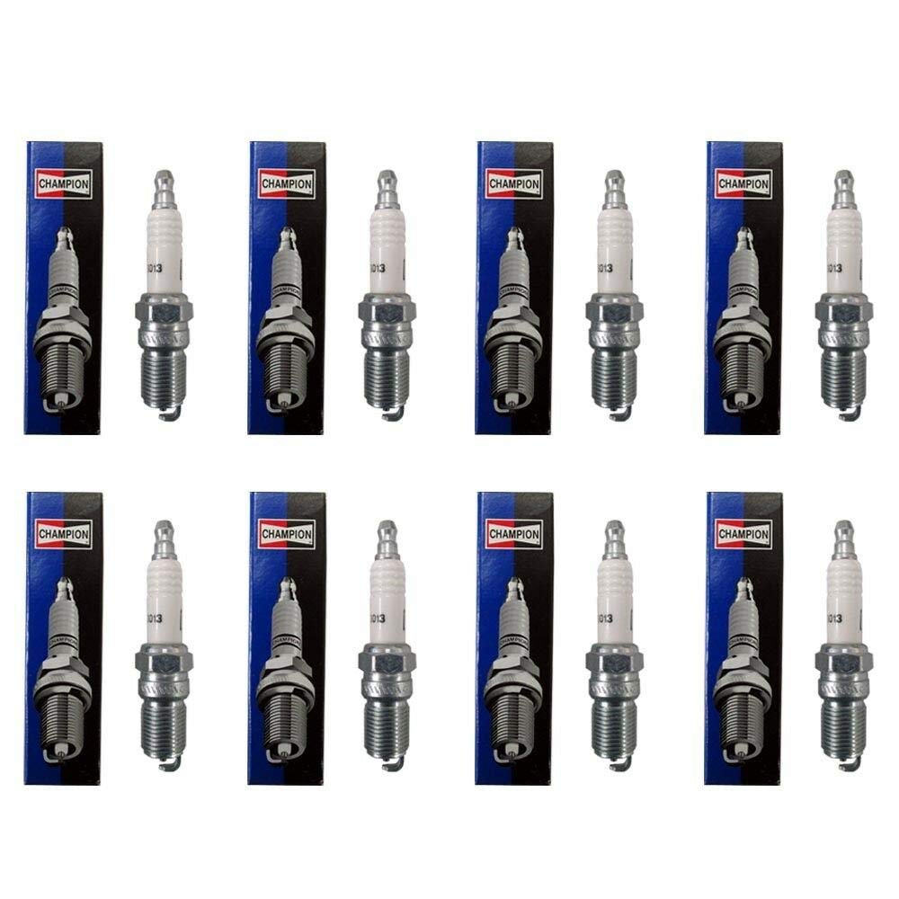 High-Performance Ignition Coil Pack Kit - 8 Herko Coils, 8 Champion 3013 Spark Plugs & 8 Herko Wires - Compatible with Most Vehicles - Perfect for Engine Tune-Ups & Performance Upgrades