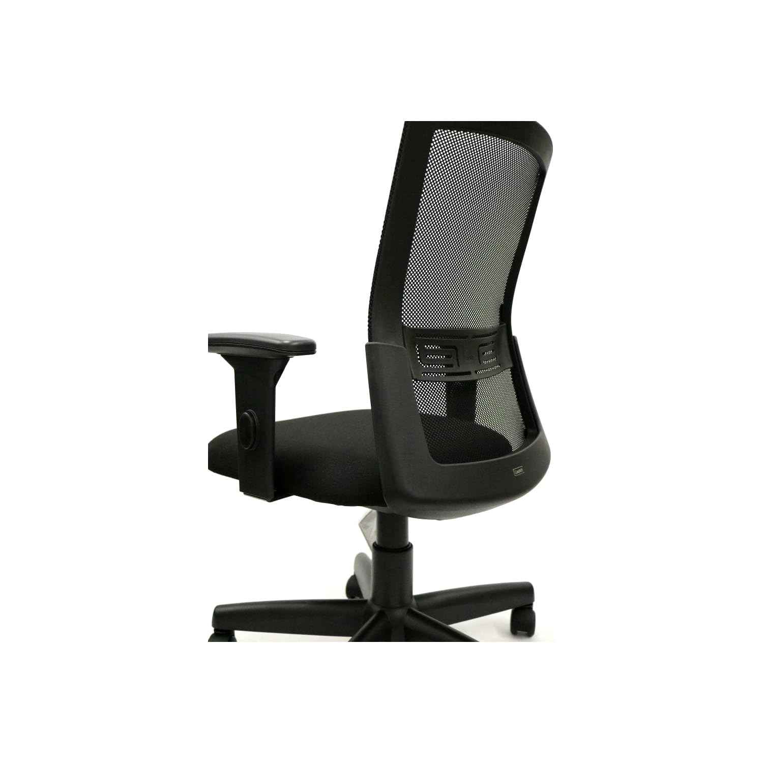 MOOV Light Ergonomic Office Chair - High-Back Mesh Computer Desk Chair with Adjustable Lumbar Support, Height & Arms - Breathable Fabric for Home & Office Workspaces - Black