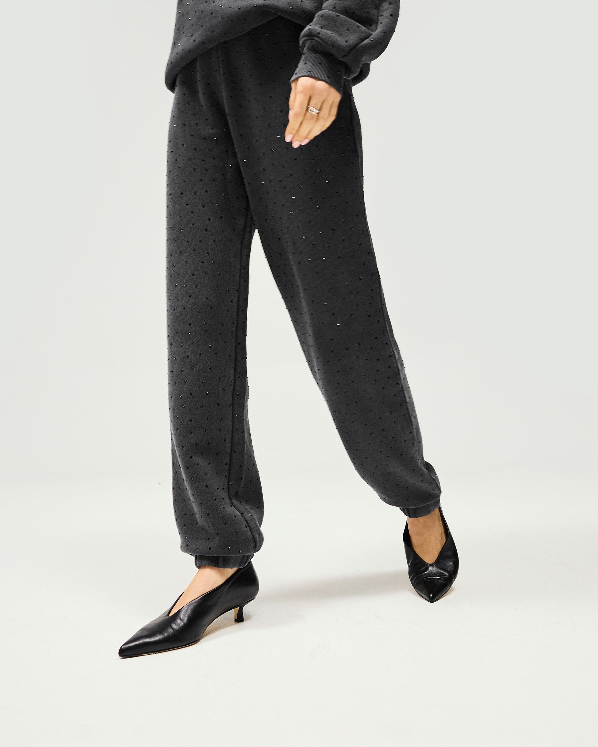 Spark Trackpant - Washed Grey Joggers for Men & Women | Comfortable Athletic Pants for Running, Gym & Casual Wear