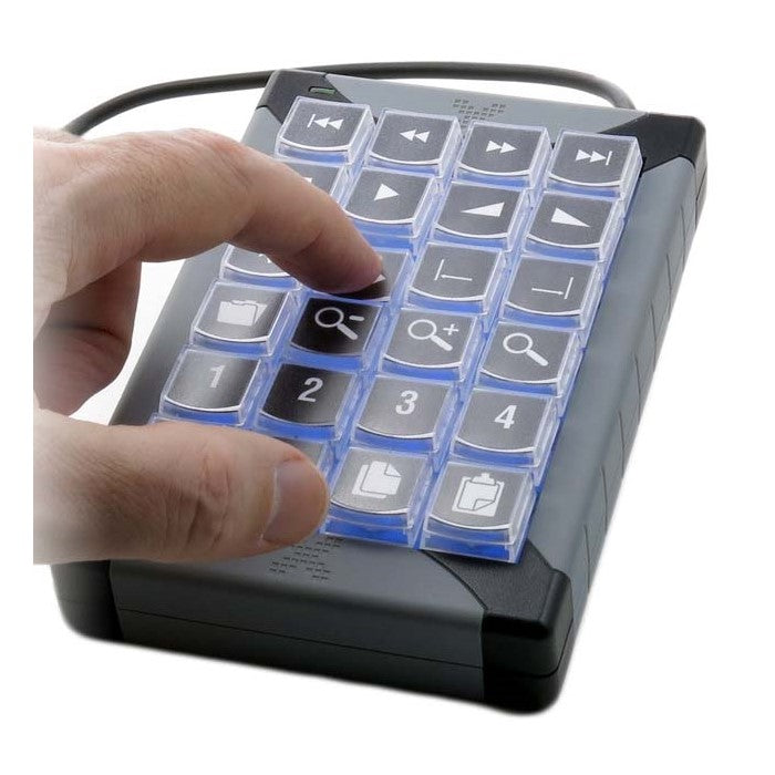 XK 24 TruCom Programmable Keypad - USB Mechanical Macro Keyboard for Gaming, Coding & Office Work - Perfect for Streamers, Programmers & Professionals