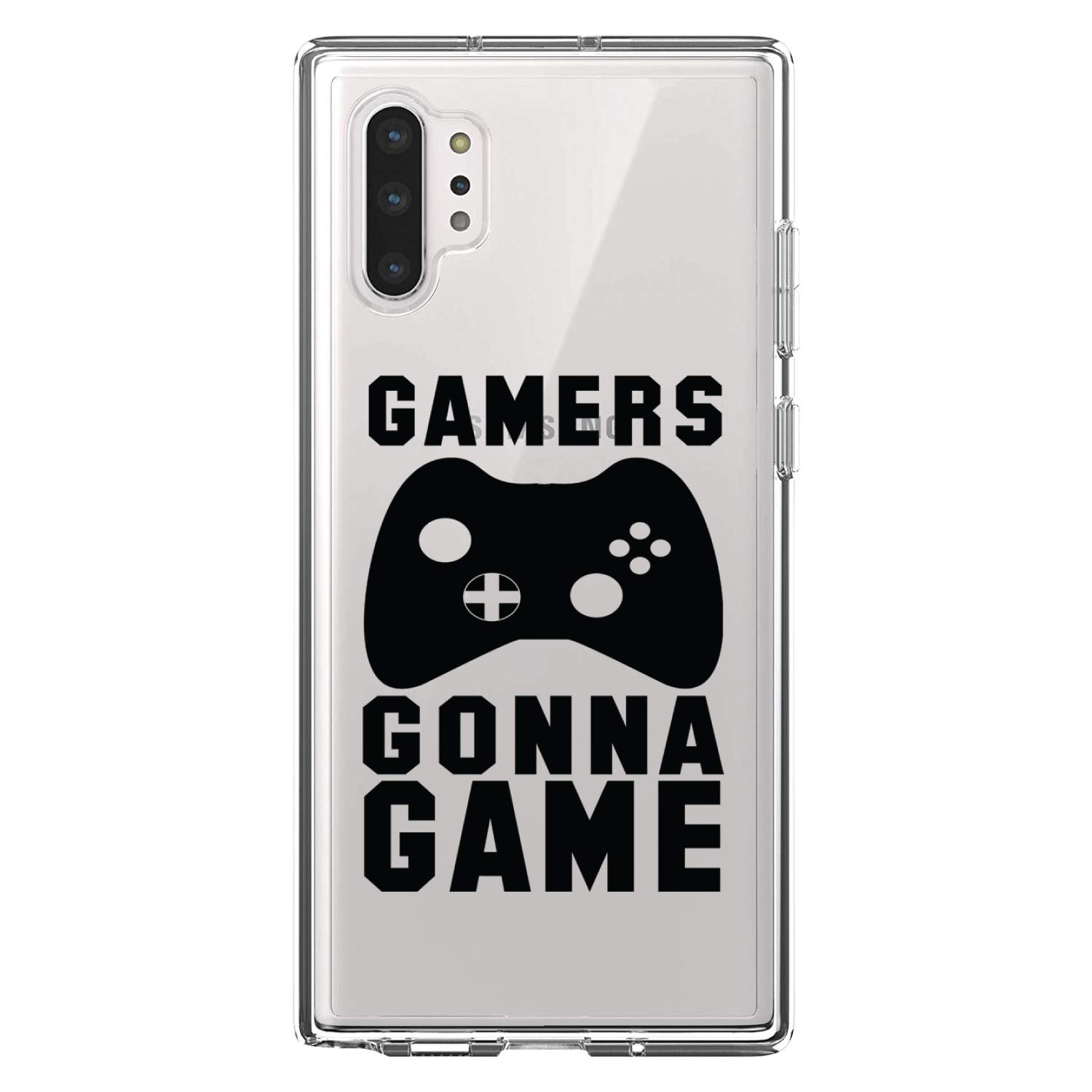 Premium Clear Shockproof Hybrid Case for Samsung Galaxy Note 10 Plus (6.8 Inch) - Durable TPU Bumper & Acrylic Back with Tempered Glass Screen Protector - Perfect for Gaming, Video Streaming & Everyday Protection