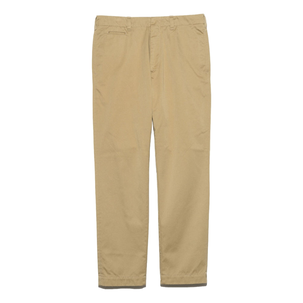 Nanamica Straight Chino Pants for Men - Classic Tan Casual Trousers | Comfortable Slim Fit Khaki Pants for Office, Travel & Everyday Wear