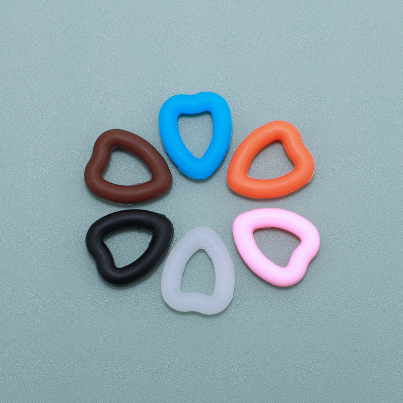 Heart Shaped Non-Slip Silicone Ring for Women - Comfortable Wedding Band, Engagement Ring Alternative - Perfect for Active Lifestyle, Sports & Everyday Wear