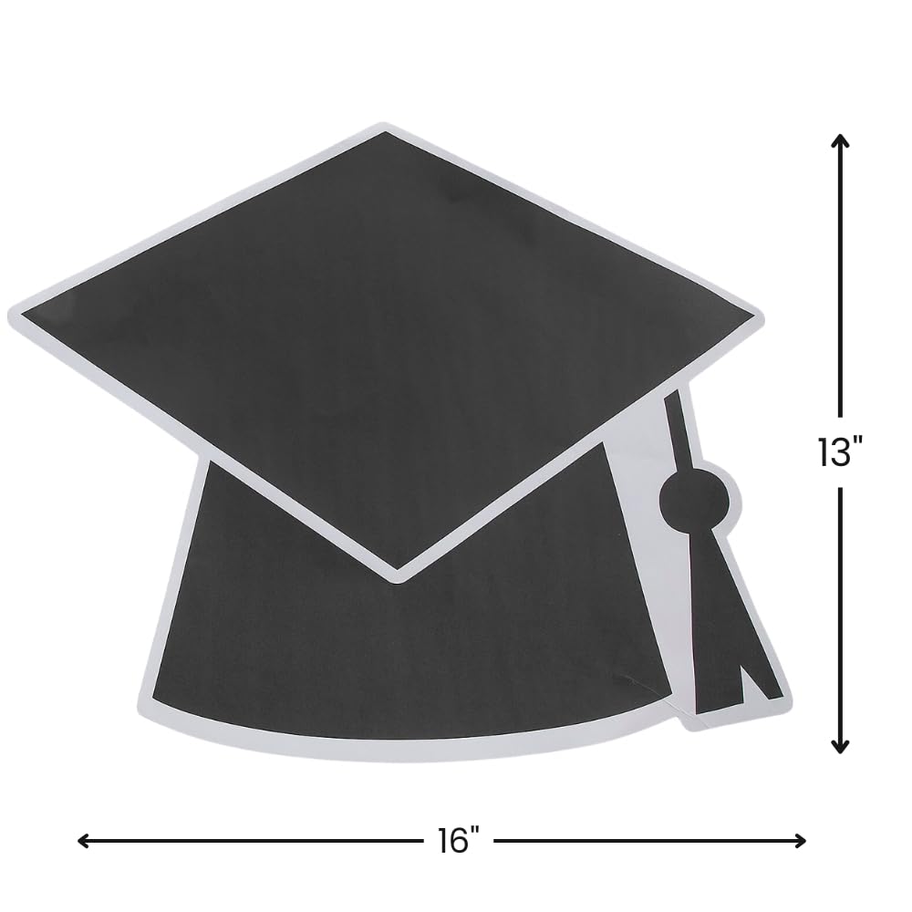 Fun Express Graduation Party Placemats - 50 Pack Disposable Graduation Celebration Supplies for College & High School Grads - Perfect for Graduation Parties, Banquets & School Events