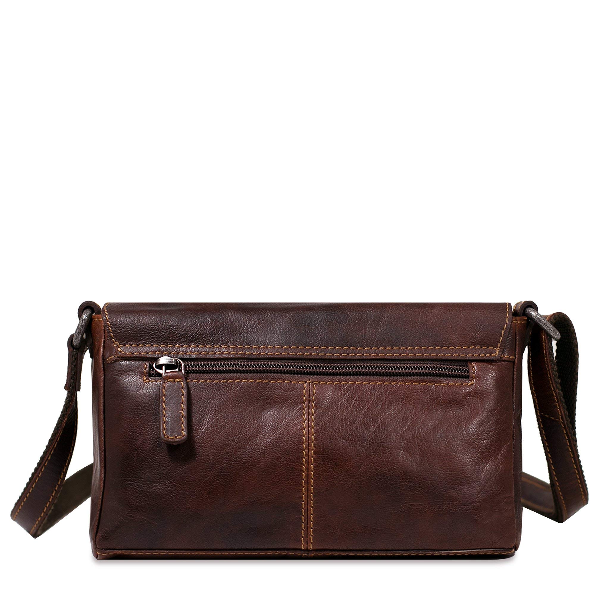 Voyager Emma Petite Crossbody Bag #7217 - Stylish Small Leather Purse for Women, Perfect for Travel, Shopping & Everyday Use