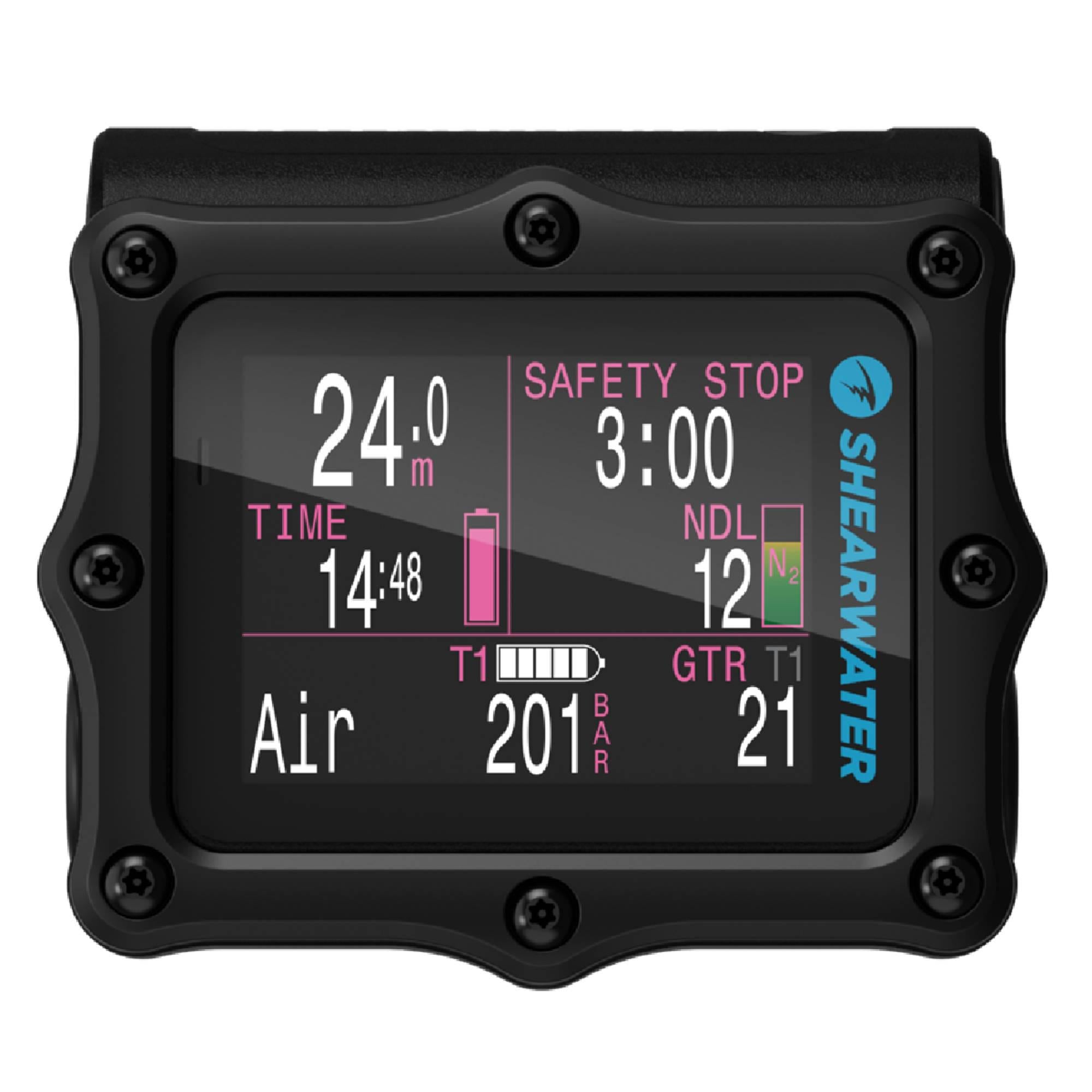Shearwater Perdix 2 Black Titanium Dive Computer - Advanced Scuba Diving Gear for Professional & Recreational Divers | Perfect for Deep Sea Exploration, Wreck Diving & Technical Diving