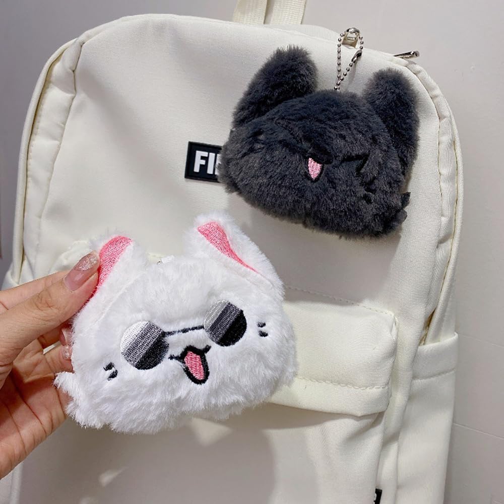 JJK Inspired Geto Keychain Plush - Anime Keyrings for Best Friend, Perfect for Backpacks, Gifts, and Cosplay Accessories