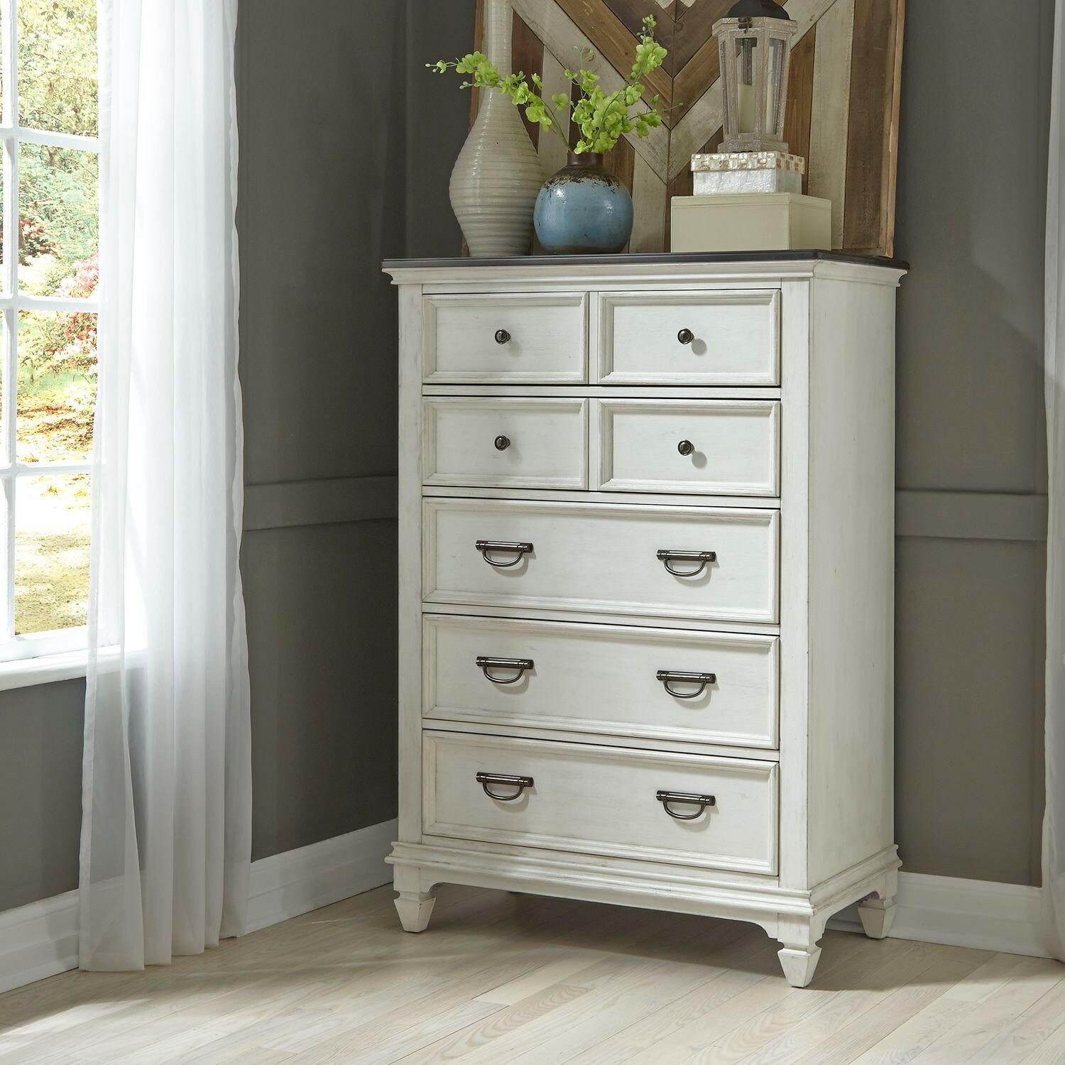 Allyson Park 417 Chest - Modern Storage Cabinet for Bedroom, Living Room & Office - Durable & Stylish Furniture for Home Organization