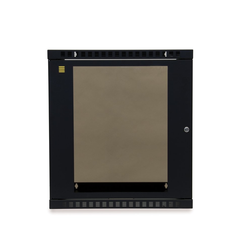 12U Shallow Wall Mount Cabinet - Perfect for Home & Office Network Racks