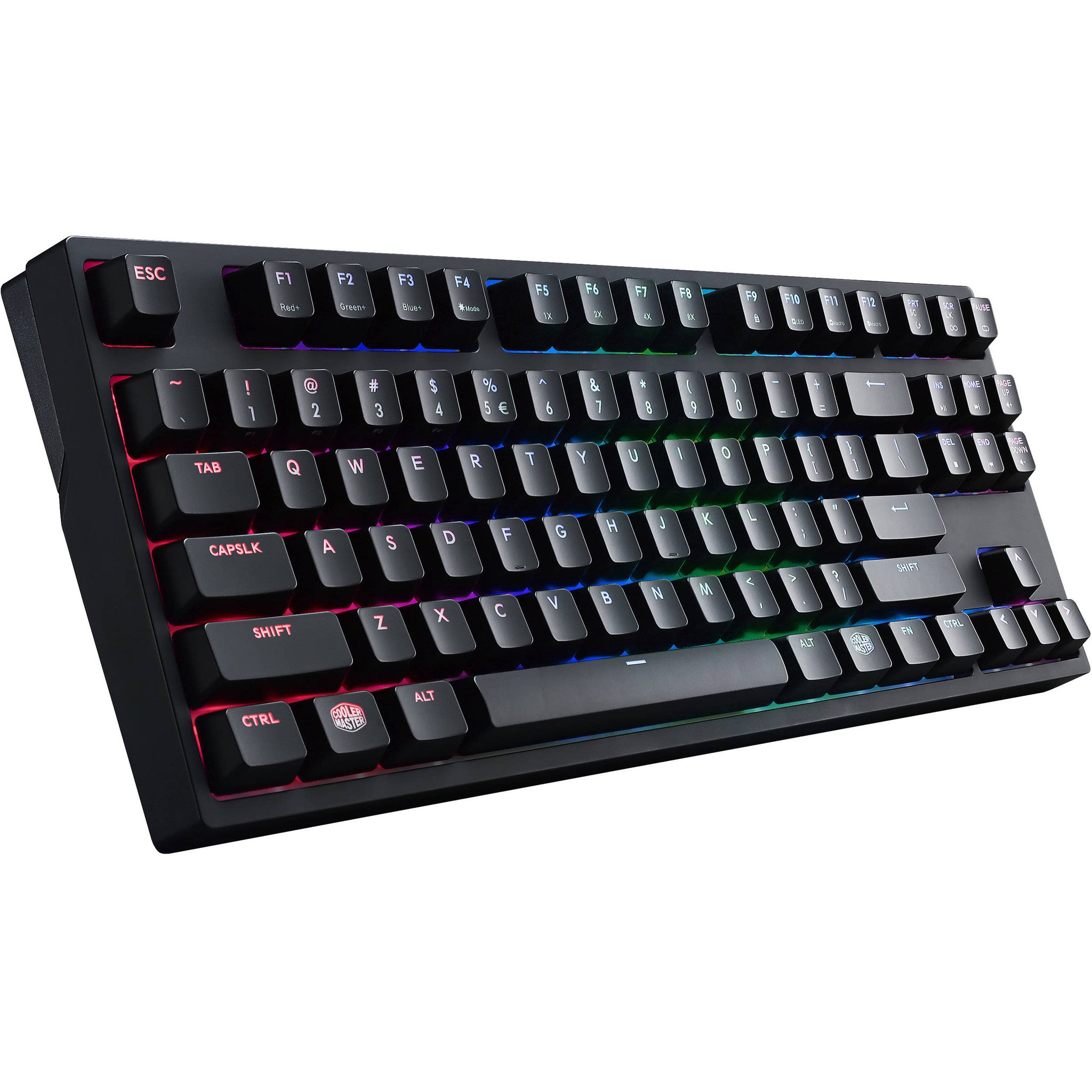 Cooler Master MasterKeys Pro S RGB Mechanical Gaming Keyboard with Cherry MX Red Switches – 2-Year Warranty – Perfect for Esports, Typing & Office Work