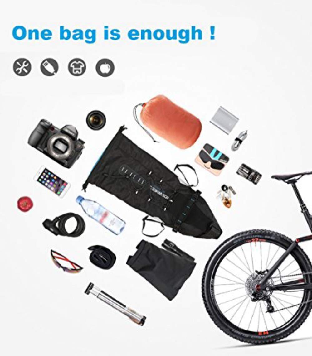 Waterproof 10L Bike Saddle Bag - Under Seat Pannier Tail Pouch for Mountain & Road Bikes | Cycling Storage for MTB Accessories, Commuting & Outdoor Adventures