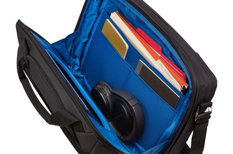 Thule Crossover 2 Laptop Backpack for 15.6 Inch Laptop - Durable Water-Resistant Business Bag - Perfect for Work, Travel & College - Black