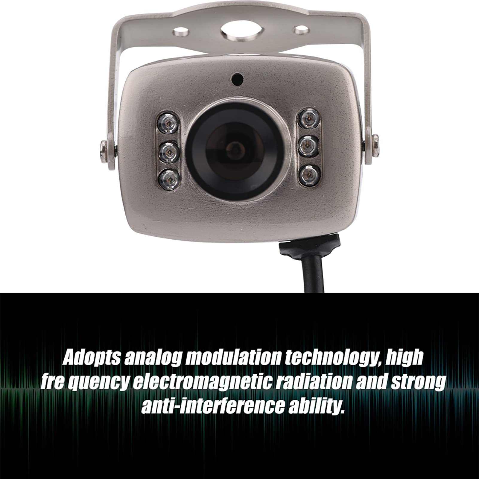 Mini Wired CCTV Camera - 6LED CMOS for Home & Office Security Surveillance (NTSC)