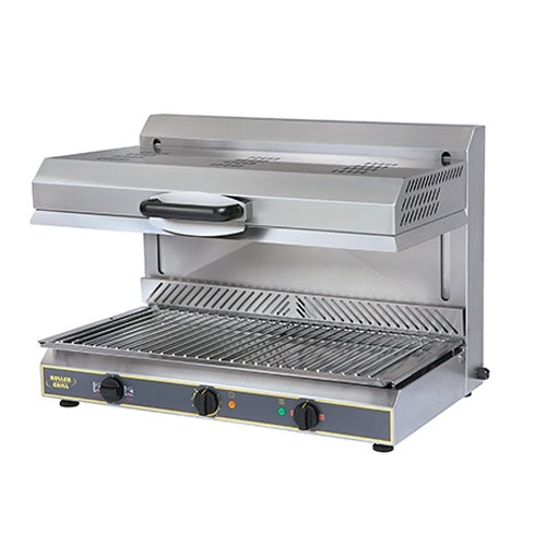 Equipex SEM80VC 1 Commercial Electric Finishing Oven & Salamander - 32 Inch Countertop Food Warmer for Restaurants, Bakeries & Catering Services