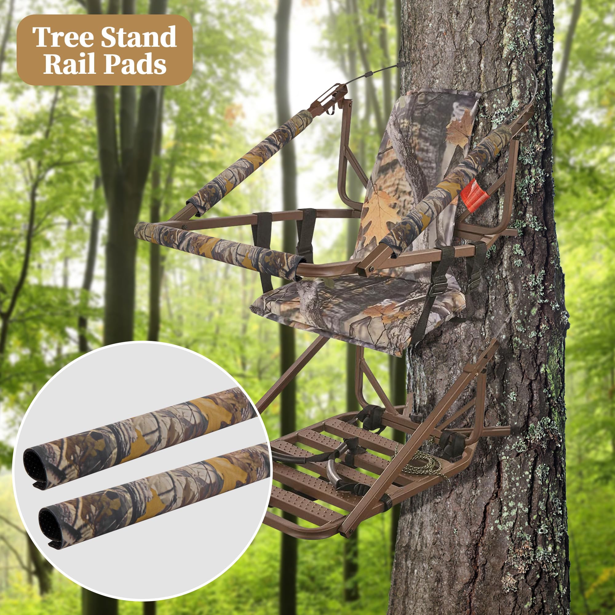 Adnee Tree Stand Rail Pads - 19.6