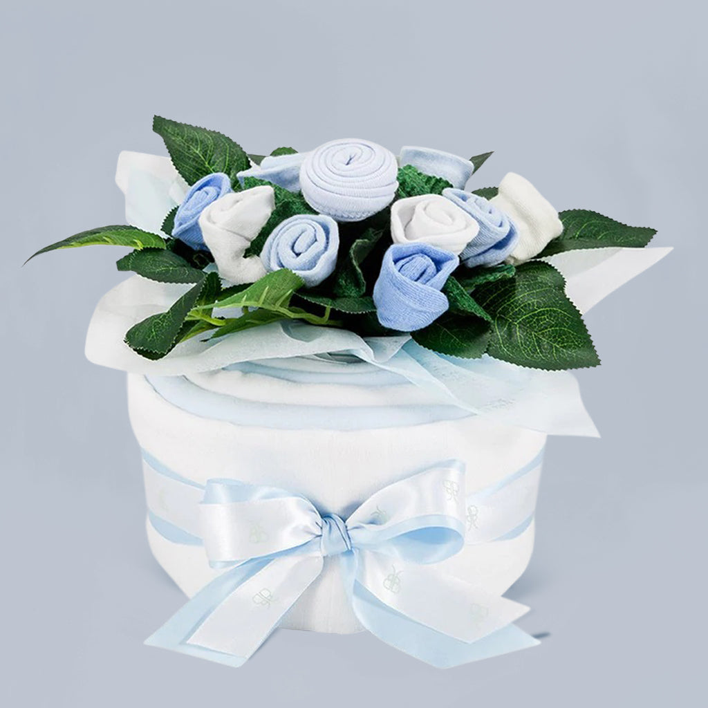 Baby Boy Welcome Cake - Gender Reveal, Newborn Celebration, Birthday Party - Perfect for Baby Showers, Christenings & First Birthdays