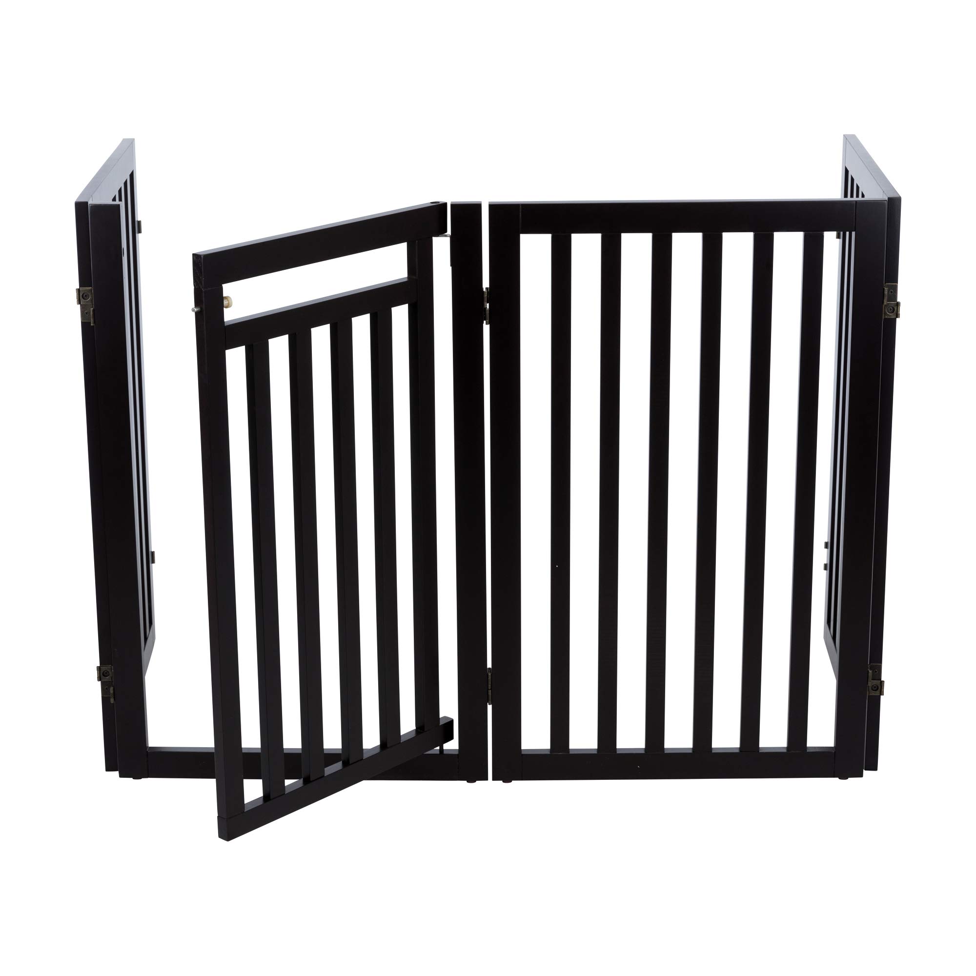 TRIXIE Dog Barrier with Walk-Thru Door for Home & Yard Safety