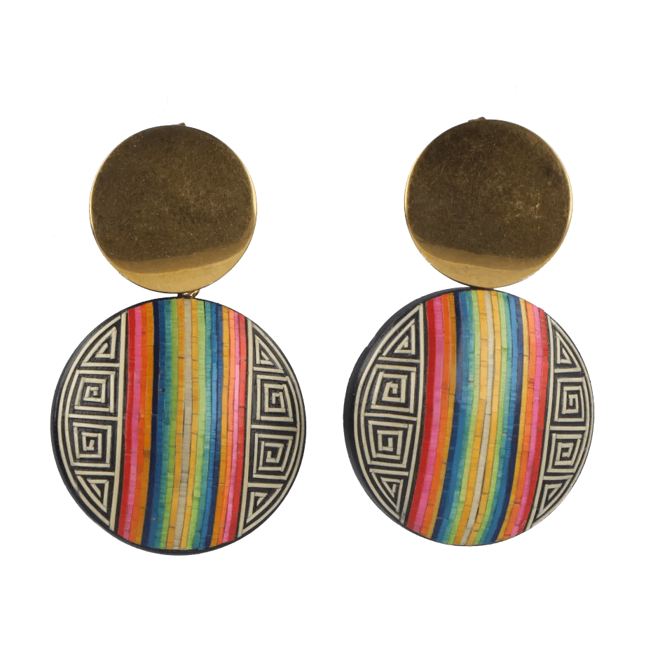 Handcrafted Wooden Wheat Veneer Earrings - Unique Boho Jewelry for Women - Perfect for Festivals, Weddings & Everyday Wear
