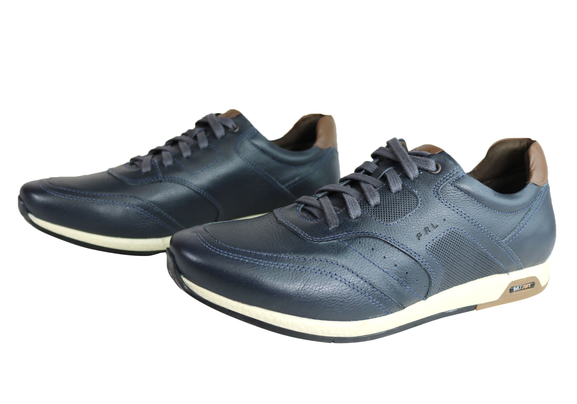 Ferricelli Phil Men's Genuine Leather Casual Shoes - Comfortable & Stylish Brazilian-Made Footwear for Everyday Wear & Outdoor Activities