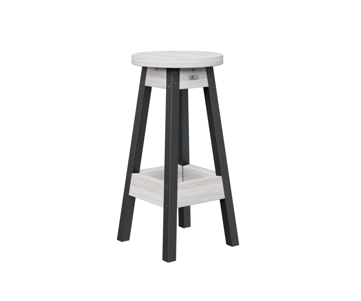 Berlin Gardens Outdoor Bar Stool - Weather-Resistant Patio Bar Height Stool for Backyard, Deck & Poolside - Perfect for Outdoor Dining, Entertaining & Relaxation