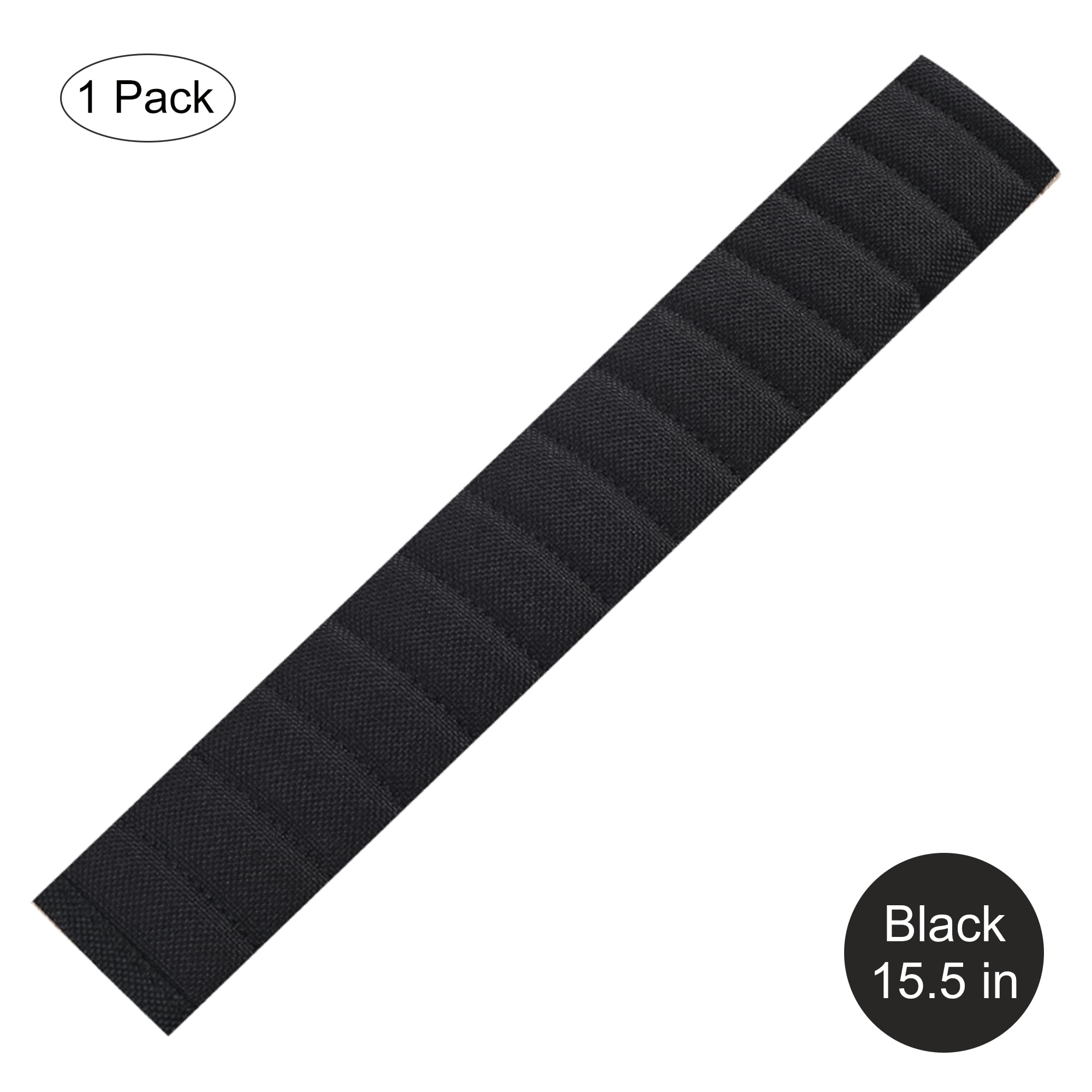 Comfortable Car Seatbelt Covers - Extra Long Shoulder Pads & Protector Sleeves for Adults, Women & Kids - Universal Fit for Honda, Trucks & All Vehicles (15.5in, Black) - Perfect for Long Drives, Road Trips & Daily Commutes