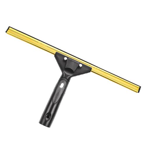 Ettore Super System Brass Squeegee Complete - Heavy Duty Window Cleaning Tool for Professional Glass Cleaning, Car Washing, and Shower Door Maintenance