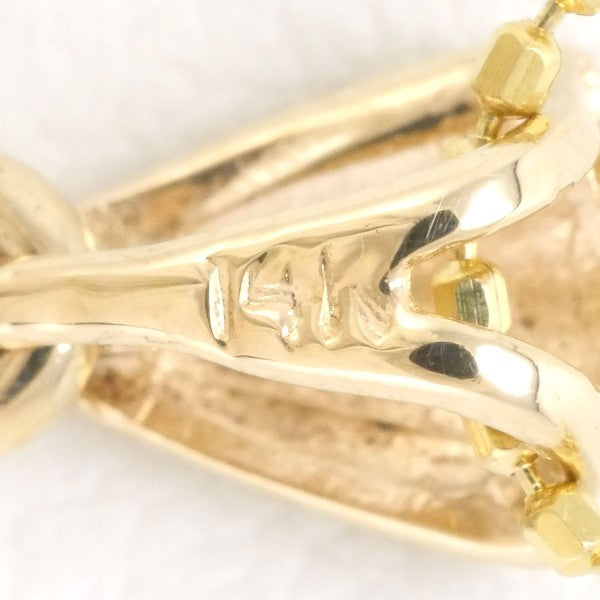 14K Yellow Gold Cameo Zirconia Necklace for Women - Elegant Vintage Pendant Jewelry Gift for Birthday, Anniversary & Special Occasions