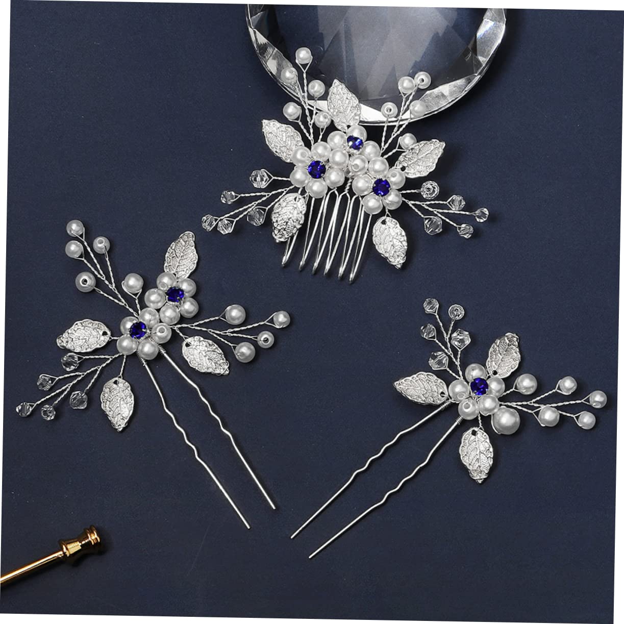 FOMIYES Elegant Leaf Hairpin for Wedding Bridal Hair Accessories - Perfect for Brides, Bridesmaids, and Special Occasions