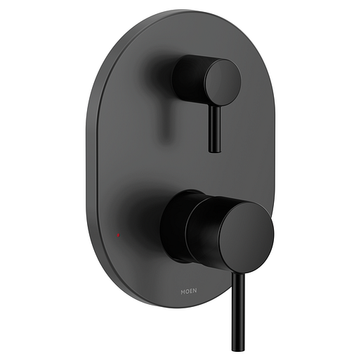 Moen UT3290BL Align M Core 3 Series Valve Trim with Integrated Diverter in Matte Black - Perfect for Bathroom Shower and Tub Faucet Upgrades