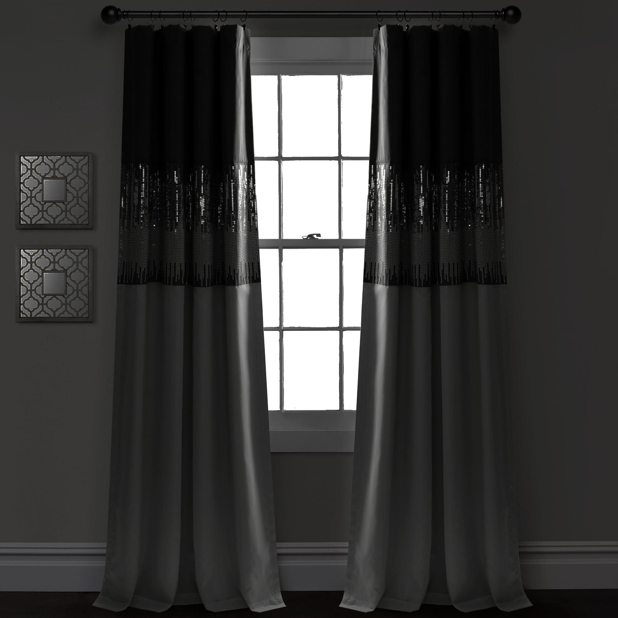 Night Sky 100% Blackout Window Curtain Panel - Thermal Insulated Room Darkening Drapes for Bedroom, Nursery & Home Theater - Blocks Light & Noise for Better Sleep
