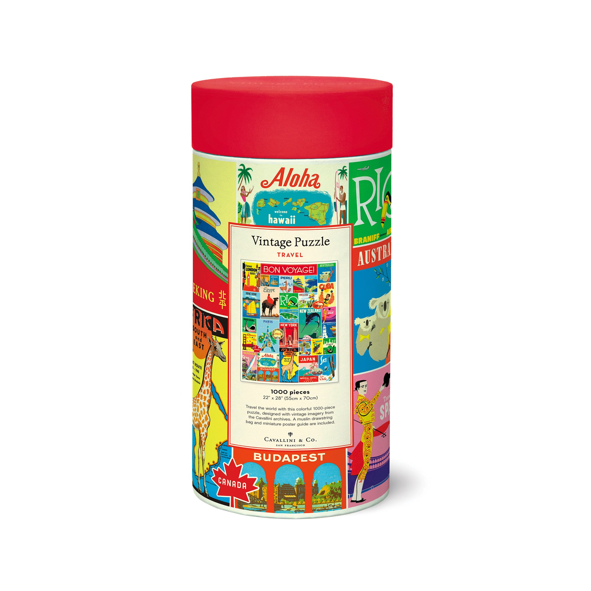 1,000 Piece Jigsaw Puzzle for Adults - Challenging Travel Themed Puzzle, Perfect for Family Game Night, Stress Relief & Home Decor