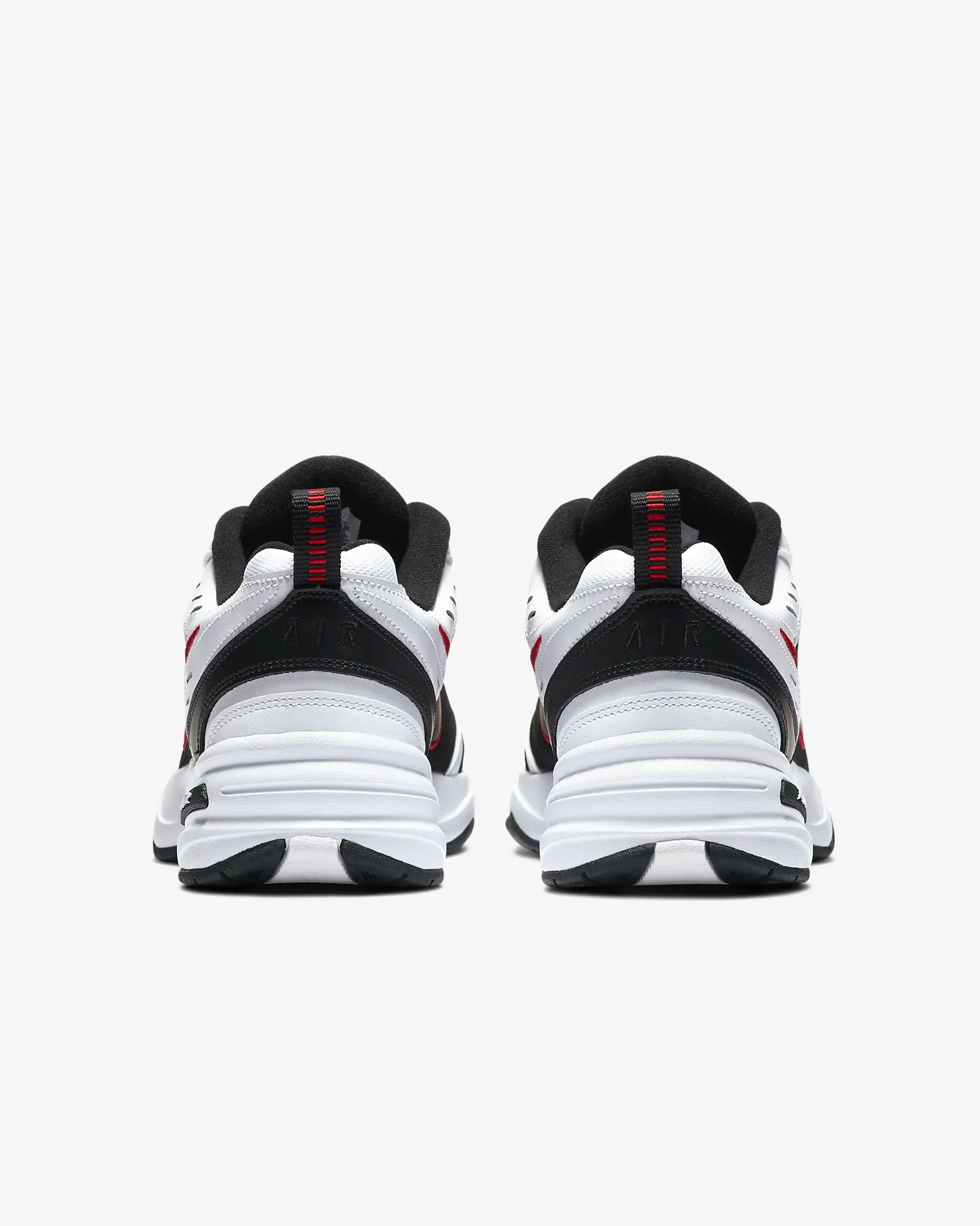 Nike Men's Air Monarch IV Running Shoes - White/Black (Size 101) - Comfortable Athletic Sneakers for Jogging, Gym & Casual Wear
