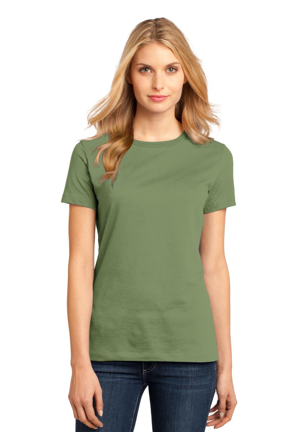 District Women's Perfect Weight Tee DM104L - Lightweight Comfortable Short Sleeve T-Shirt for Yoga, Running & Casual Wear