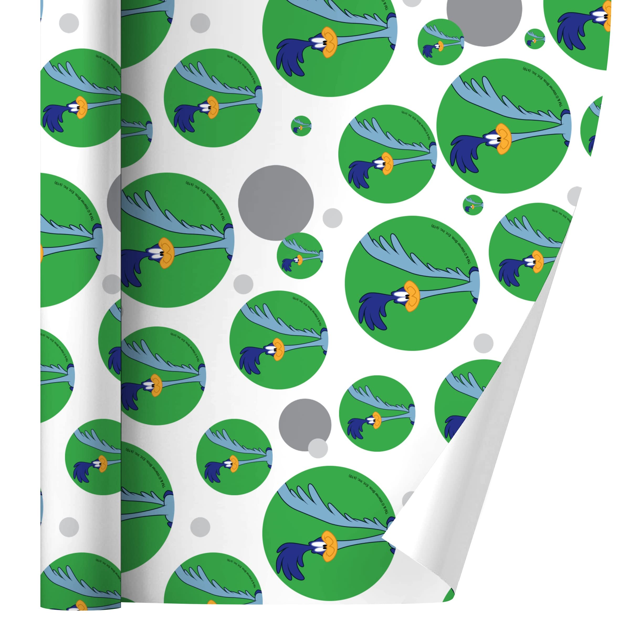 Looney Tunes Road Runner Gift Wrap Wrapping Paper Roll - 15