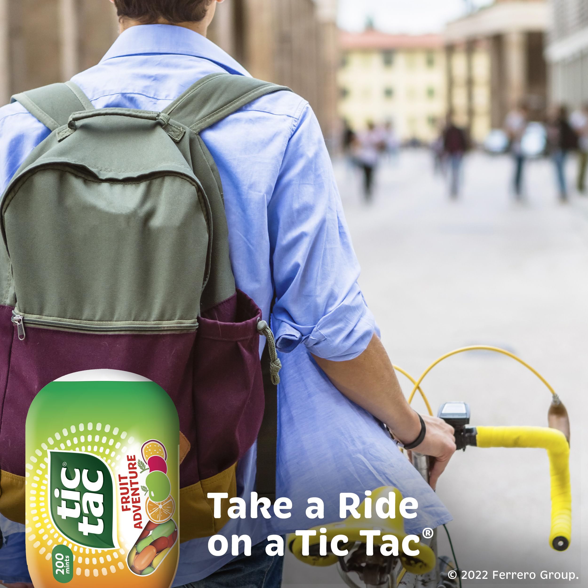 Tic Tac Fruit Adventure Mints - 8 Pack (3.4 Oz Each) - Refreshing Breath Mints for On-The-Go, Travel, Office & Fresh Breath All Day - Assorted Fruit Flavors