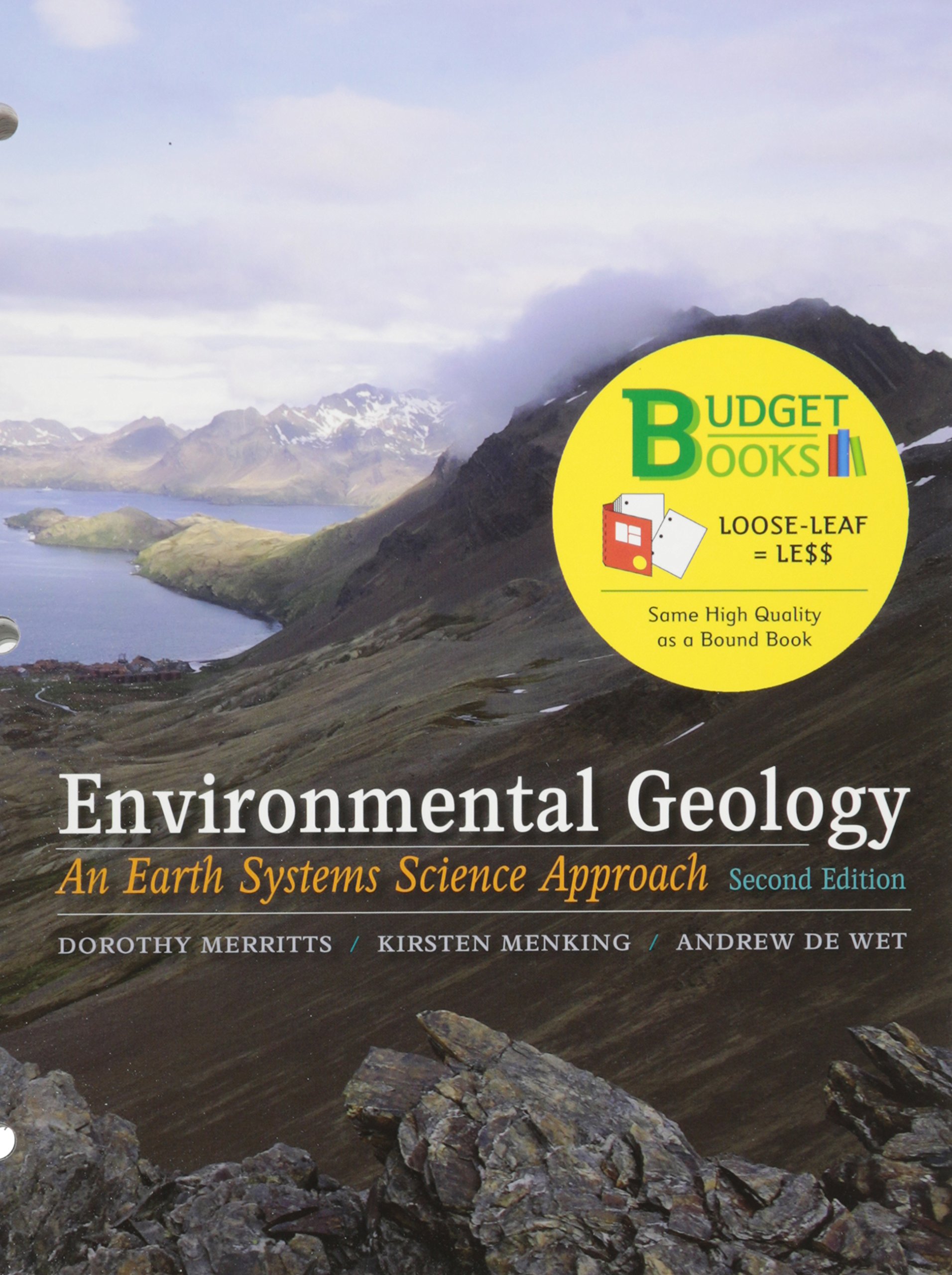 Environmental Geology Loose-Leaf Textbook - Affordable Budget Edition for College Students & Geology Enthusiasts | Perfect for Classroom Studies, Field Research & Self-Learning
