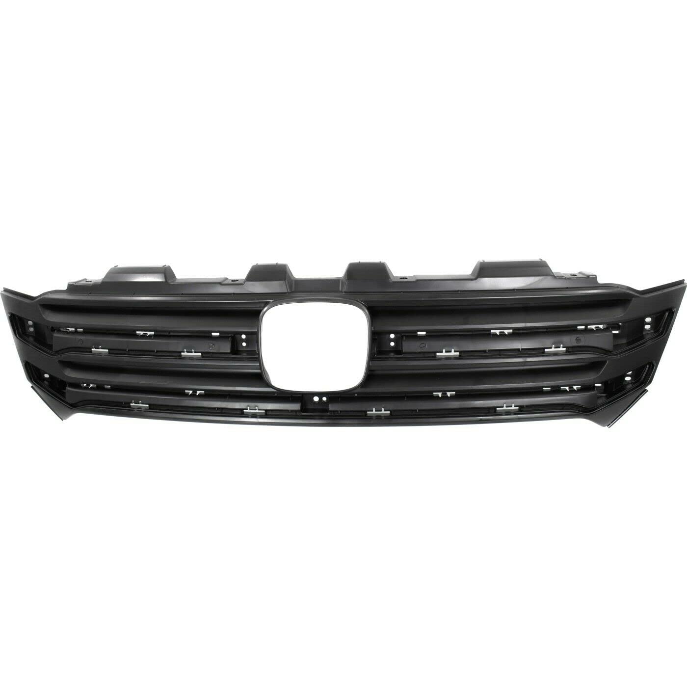 OIICMPX Textured Black Plastic Grille Replacement for 2016-2018 Honda Pilot - Durable & Stylish Upgrade for Off-Road & Urban Driving