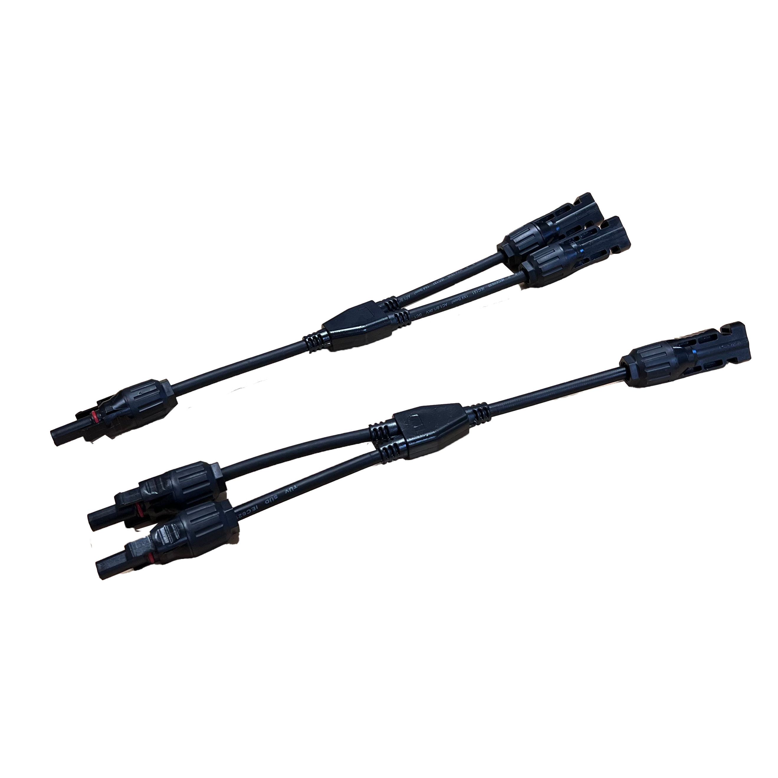1 Pair Solar Panel Y Connectors - 30A Parallel Branch Connectors for Solar Electric Systems - Perfect for RV, Off-Grid & Home Solar Panel Wiring