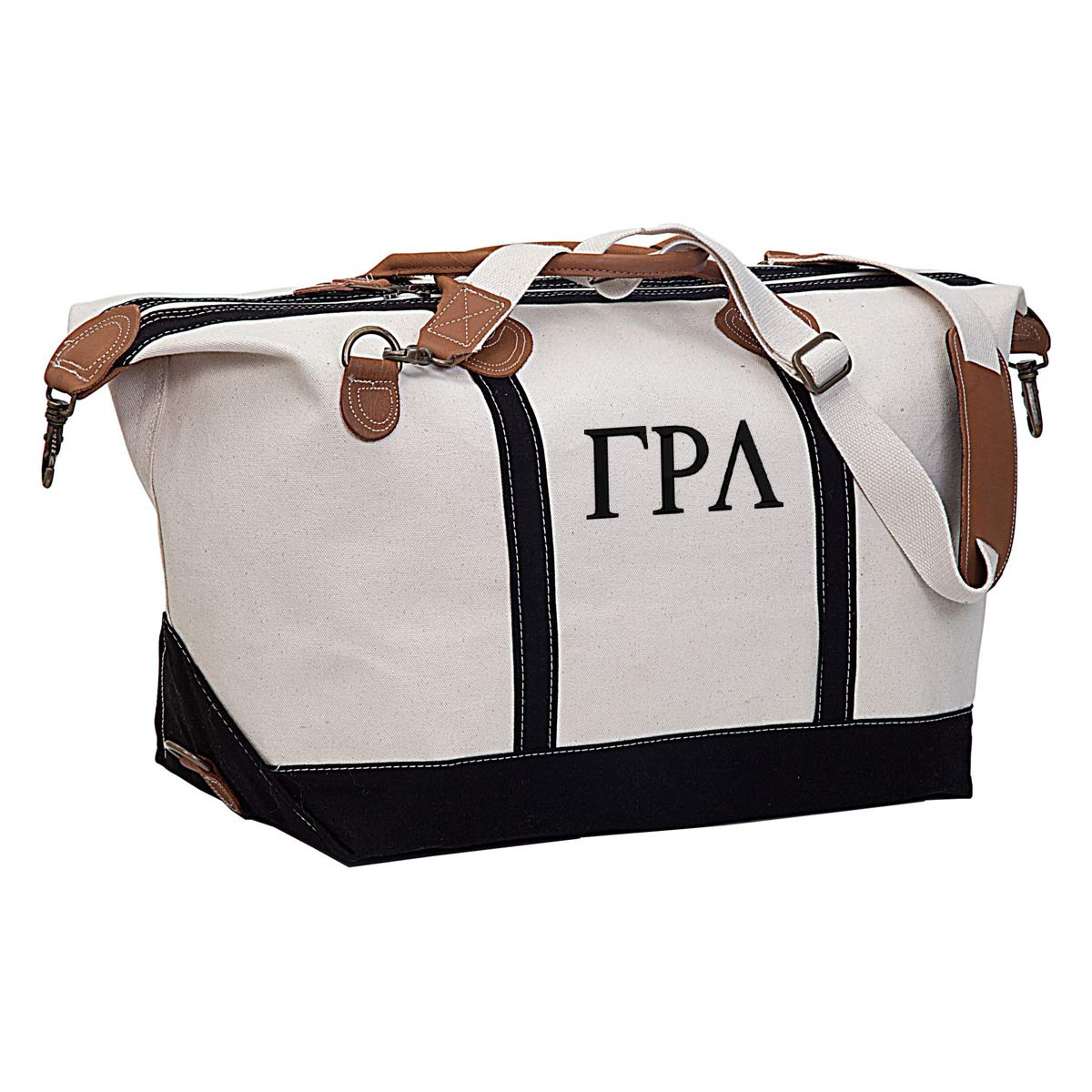 Gamma Rho Lambda Weekender Travel Bag - Durable Black Overnight Duffel for Men & Women - Perfect for Gym, Work, Business Trips & Weekend Getaways