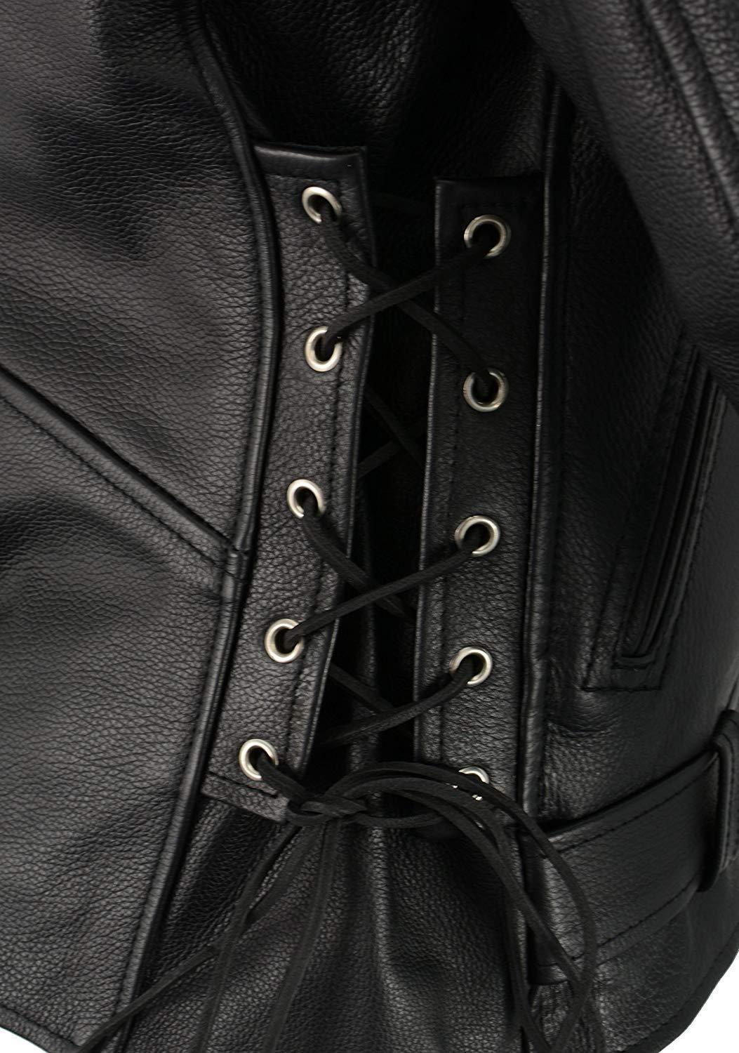 Men's Classic MC Jacket 5411 - Vintage Biker Leather Jacket for Motorcycle Riding & Casual Wear