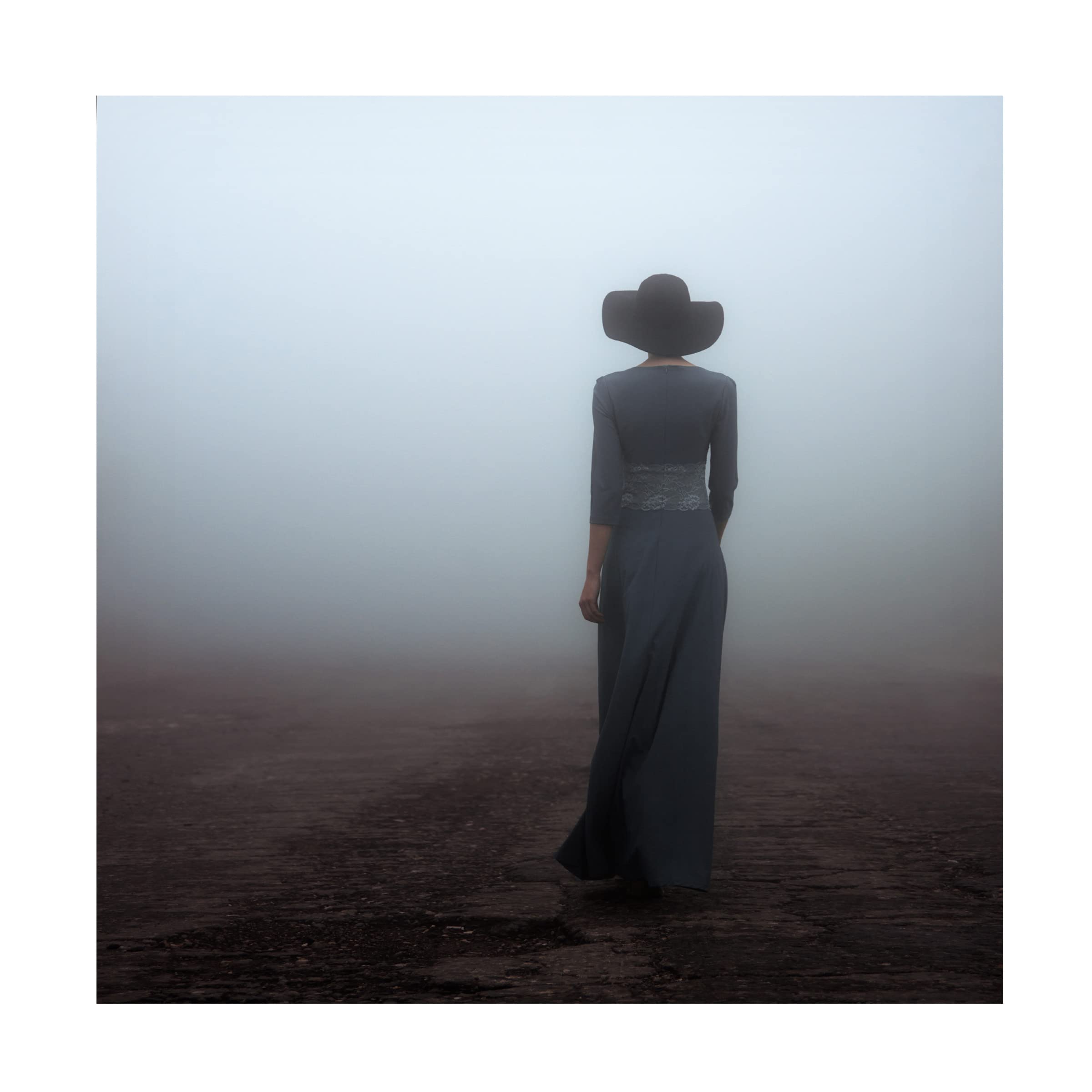 Trademark Fine Art 'Woman Of The Fog' Canvas Wall Art Print by Mikhail Potapov - Modern Home Decor for Living Room & Bedroom