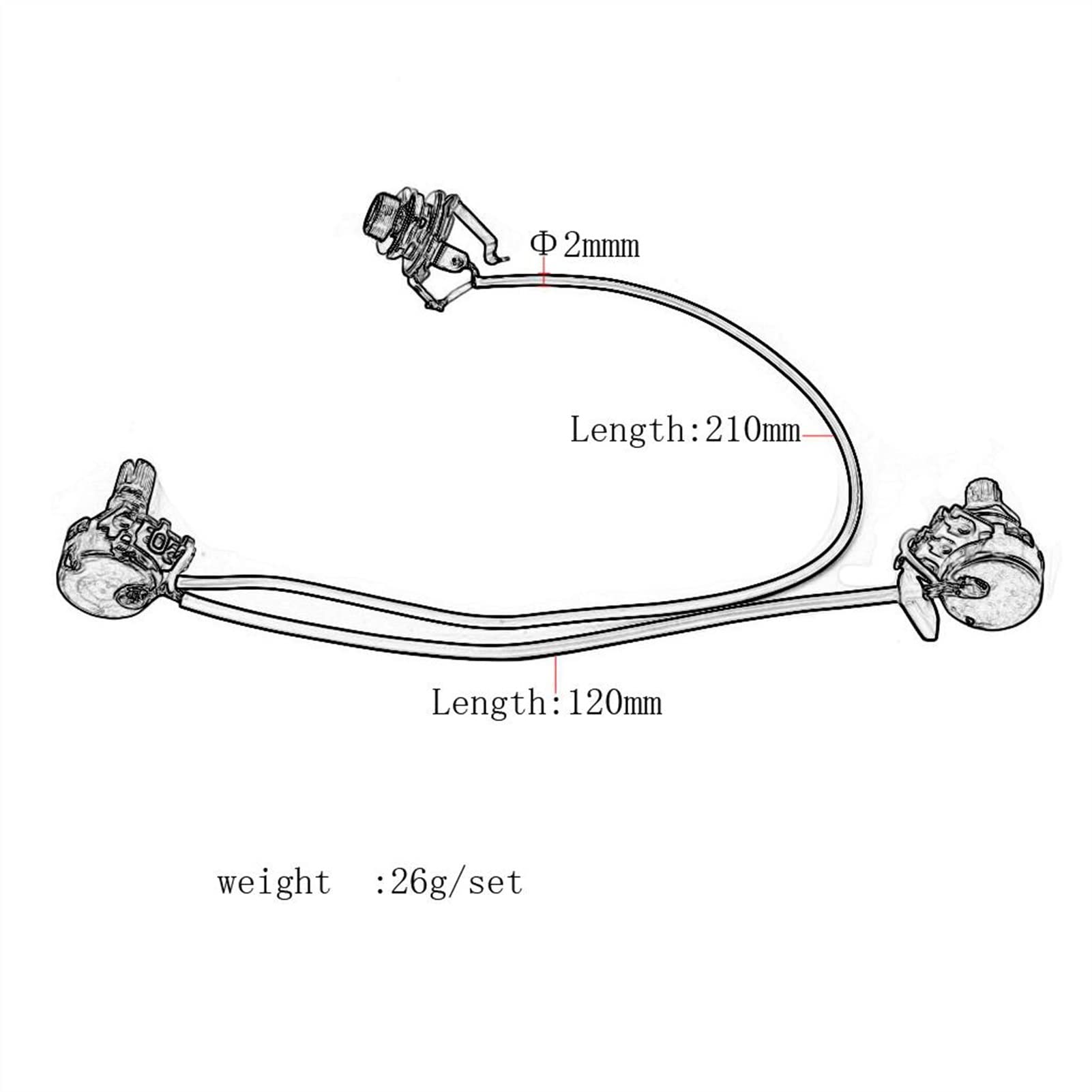 High-Quality Humbucker & Single Coil Guitar Pickup Wiring Harness for 3/4 String Electric Guitars - Perfect for DIY Guitar Repair, Upgrades & Custom Builds